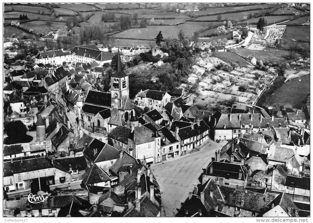 58-MOULIN-ENGILBERT- VUE AERIENNE - L'EGLISE ET LE CHÄTEAU - Moulin Engilbert