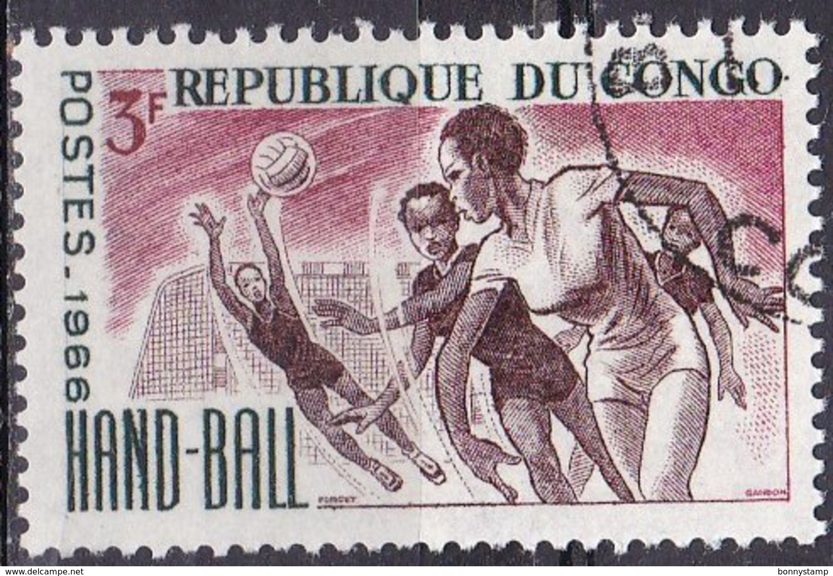 Congo, 1966 - 3f Women’s Field Ball - Nr.145 Usato° - Usati