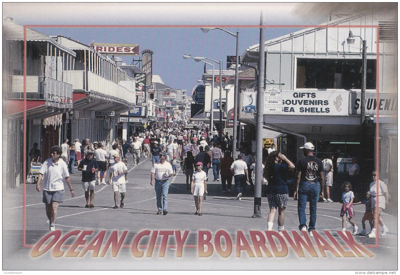 The Boardwalk, Ocean City, Maryland - Marketplace Unused - Ocean City