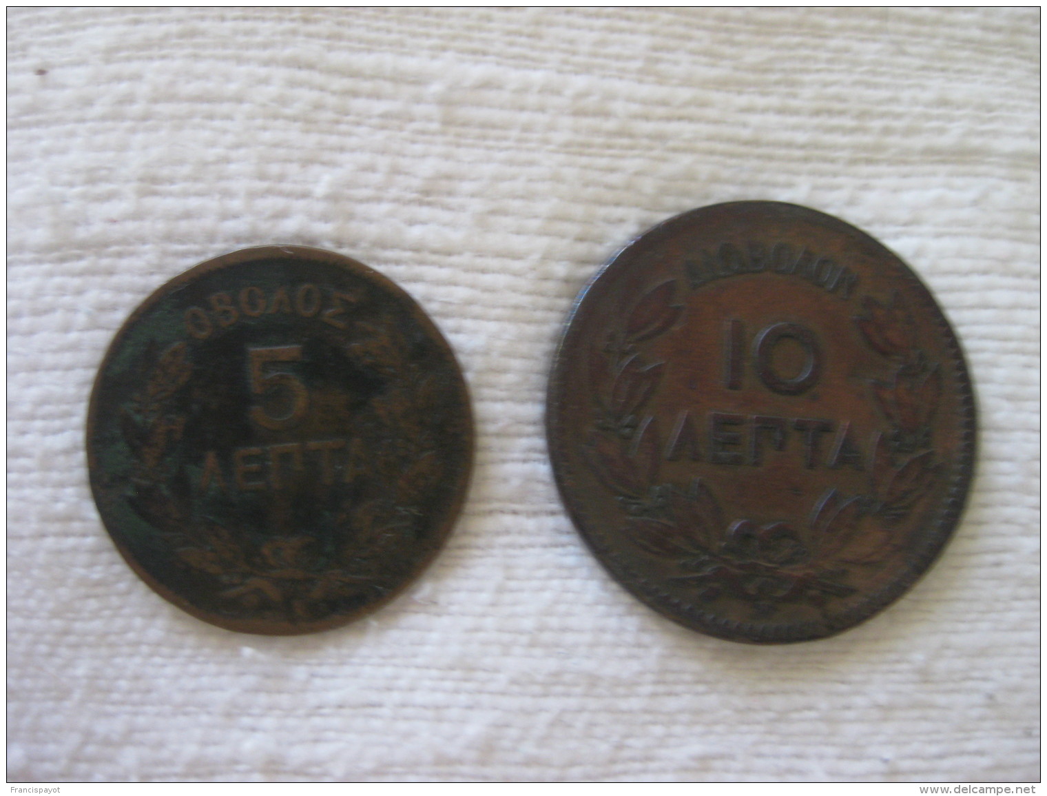 Greece: 5 + 10 Lepta 1869 - Grecia