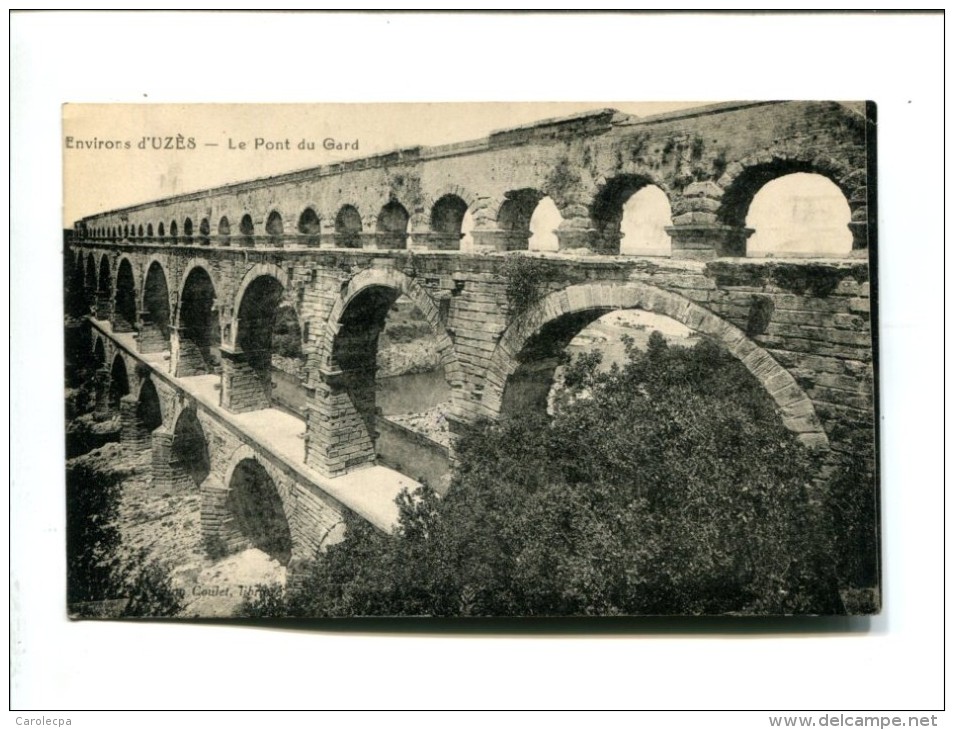 CP - UZES (30) EnvironsLE PONT DU GARD - Uzès