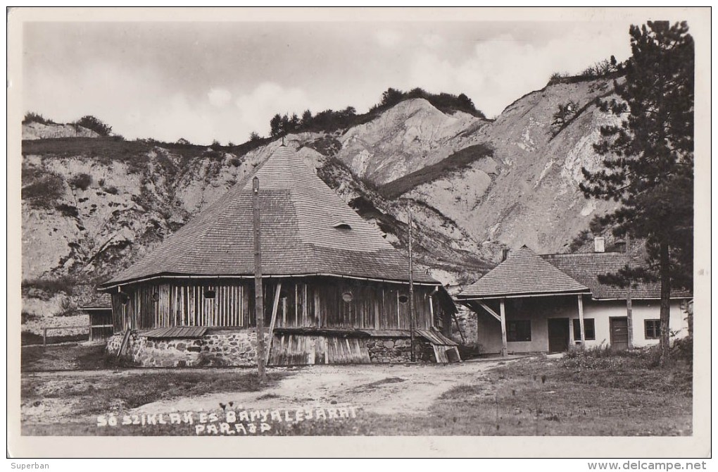 PARAJD : SÓBÁNYALEJÁRAT / SALT MINE ENTRANCE - PRAID /  TRANSYLVANIA - ENTRÉE De LA MINE DE SEL De PRAID ~ 1943 (u-423) - Roumanie