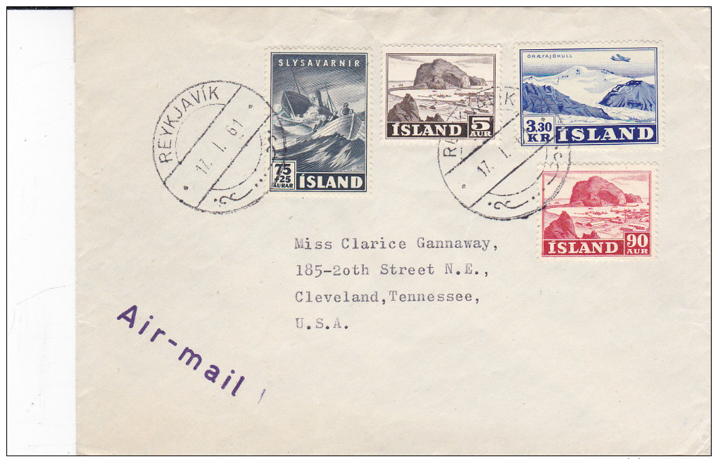 Cover; Iceland , PU-1961 - Other & Unclassified