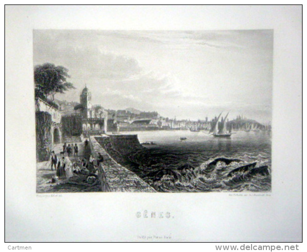 ITALIE ITALIA  10 GRAVURES ANCIENNES 1850 GENES ROME MALTA MILAN VENISE PISE NAPLES PALERME FLORENCE - Autres & Non Classés