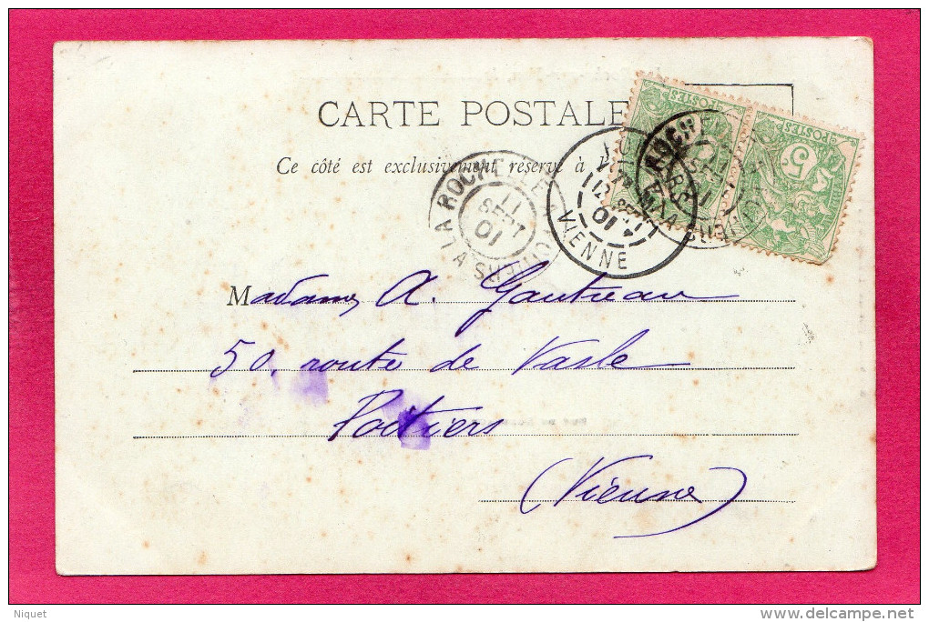 85 VENDEE LA ROCHE-SUR-YON, Rue De Bordeaux, 1901, Animée, (Mme Milheau) - La Roche Sur Yon