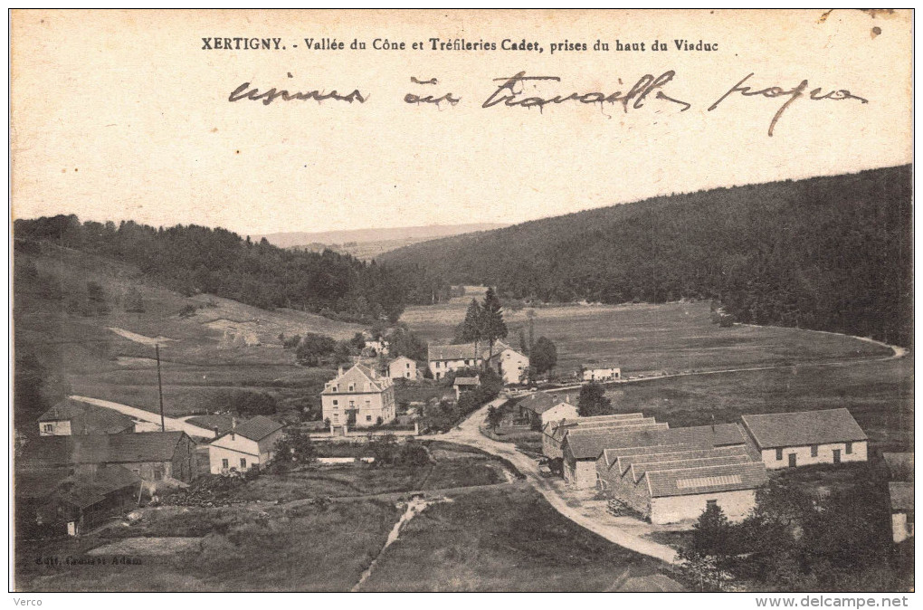 Carte Postale Ancienne De XERTIGNY - Xertigny