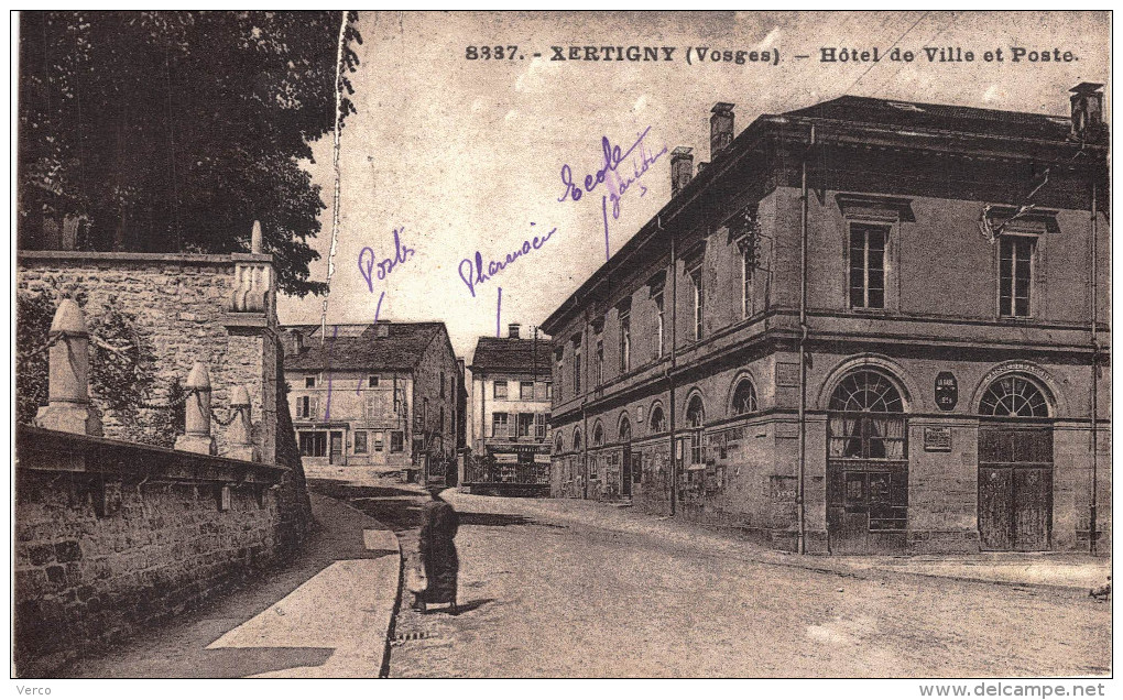 Carte Postale Ancienne De XERTIGNY - Xertigny