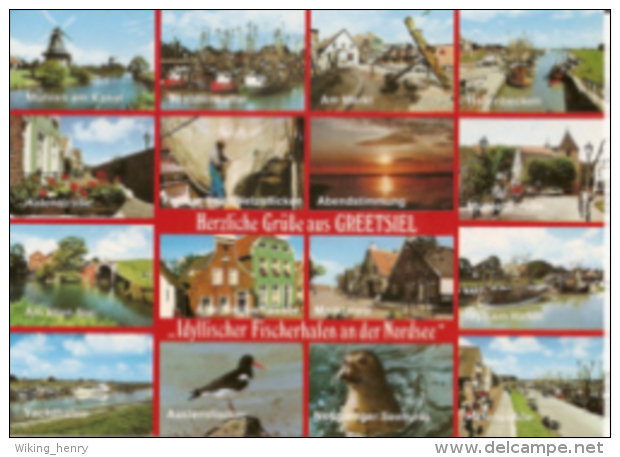 Krummhörn Greetsiel - Mehrbildkarte 2 - Krummhoern