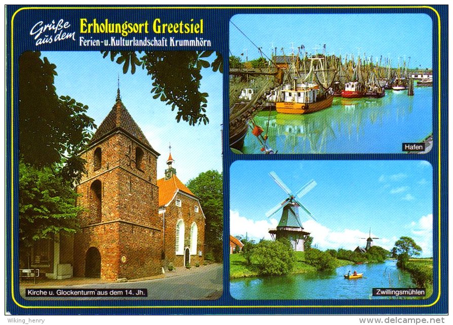 Krummhörn Greetsiel - Mehrbildkarte 3 - Krummhoern