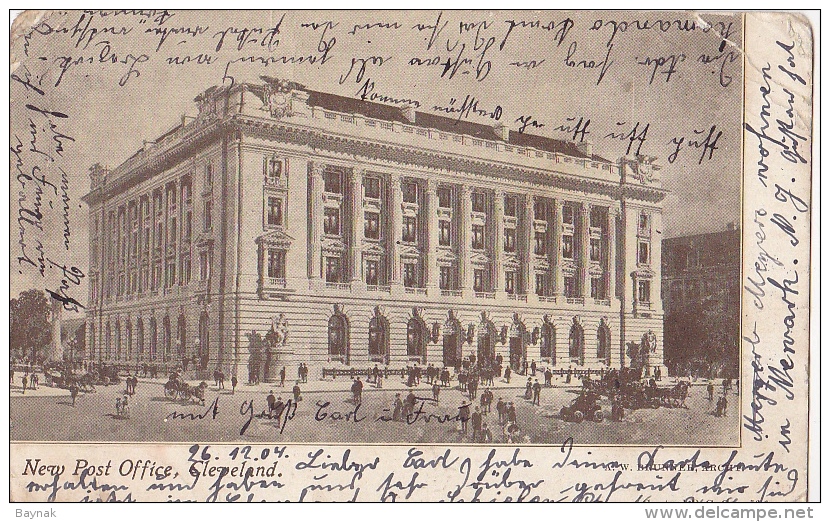 USA105   --  CLEVELAND  --  NEW POST OFFICE  --  1904 - Cleveland