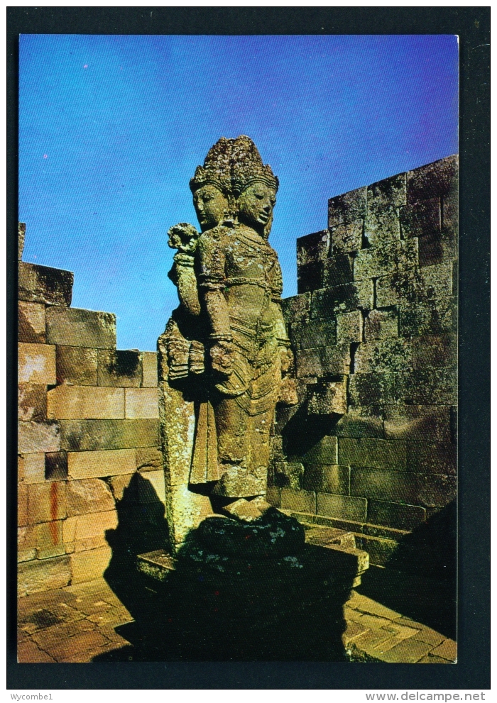 INDONESIA  -  Yogyakarta  Prambanan Temple  Brahma Statue  Unused Postcard - Indonesia