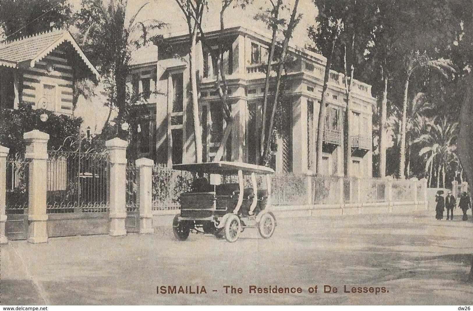 Ismailia - The Residence Of De Lesseps - Vieille Voiture: Hotchkiss - Costi Damilacos - Ismailia