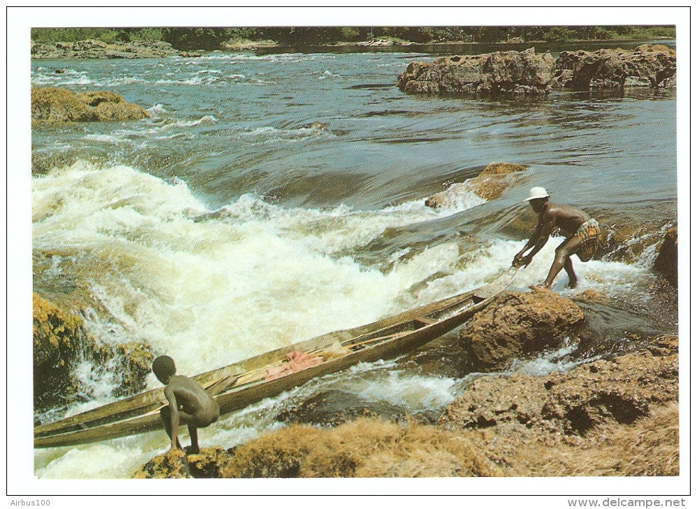 GUYANE FRANCAISE MARONI LE SAUT POLIGOUDOU PIROGUE - NON CIRCULÉE - Other & Unclassified