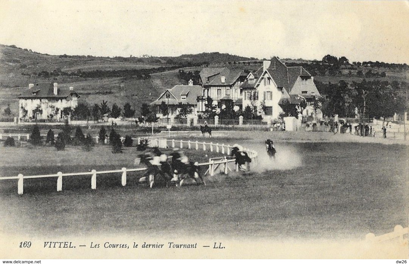 Courses Hippiques - Vittel - Les Courses, Le Dernier Tournant - Carte LL Non Circulée - Reitsport