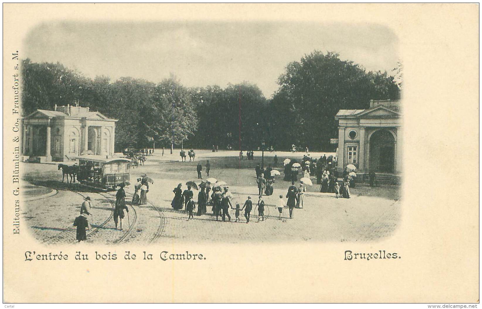 BRUXELLES - L'entrée Du Bois De La Cambre - Bosques, Parques, Jardines