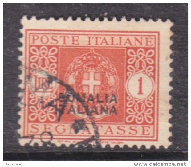 Italian Somlailand,1934, 1 Lire Orange Postage Due,  Used - Somalia