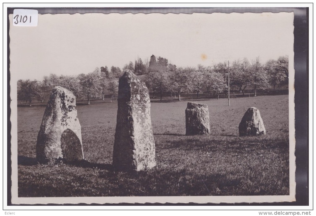 DISTRICT DE GRANDSON /// CORCELLES SUR CONCISE - LES MENHIRS - TB - Concise