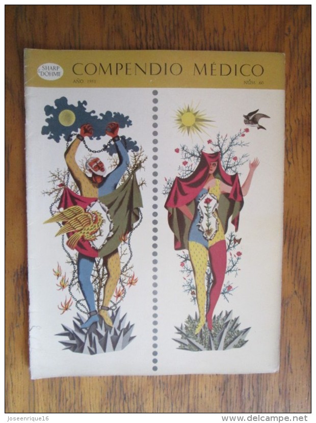 REVISTA COMPENDIO MEDICO SHARP & DOHME Nº 60 - 1951 - Salud Y Belleza