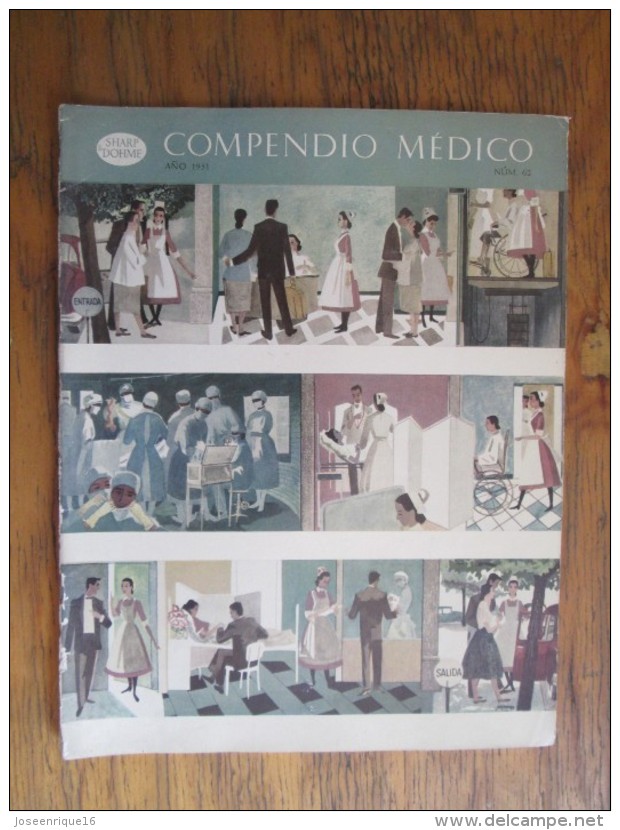 REVISTA COMPENDIO MEDICO SHARP & DOHME Nº 62 - 1951 - Gezondheid En Schoonheid