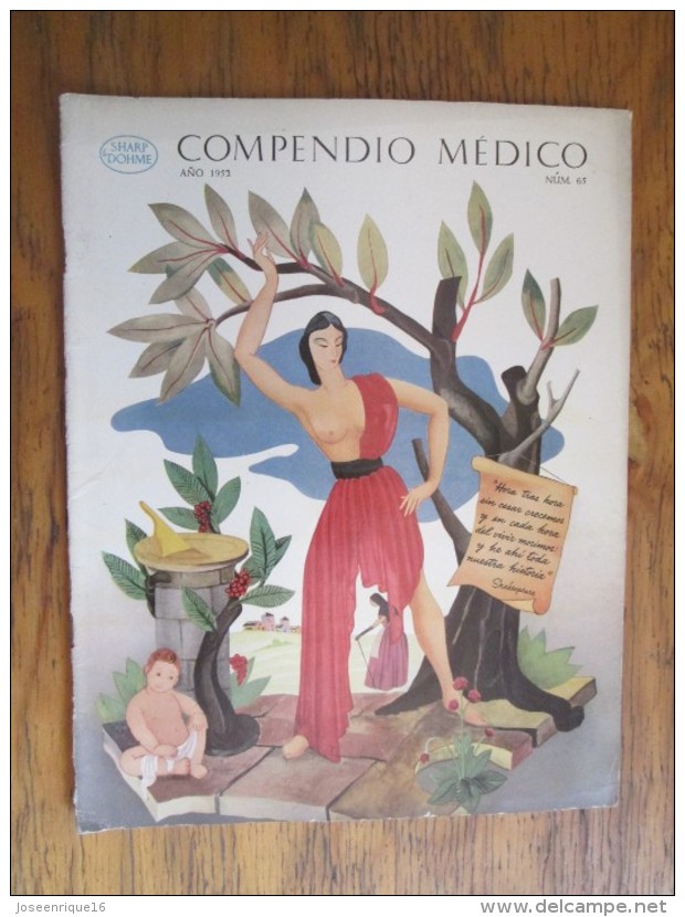 REVISTA COMPENDIO MEDICO SHARP & DOHME Nº 65 - 1952 - Salud Y Belleza