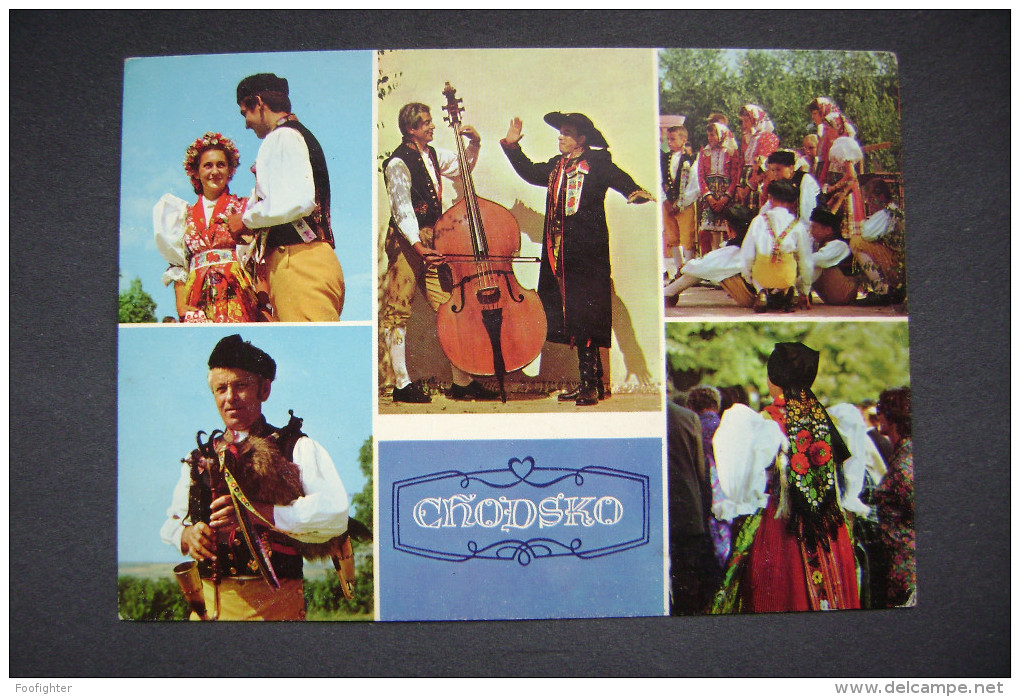 Czechoslovakia: Chodsko Region - Chodau Gebiet - National Costumes - 1960s - Europa