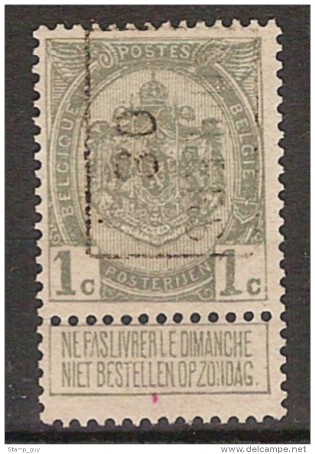 Voorafgestempeld Nr. 1203 Positie B Wapenschild ( Nr. 81A ) ROULERS 08 En In Goede Staat ! Inzet Aan 10 € ! - Roulettes 1894-99