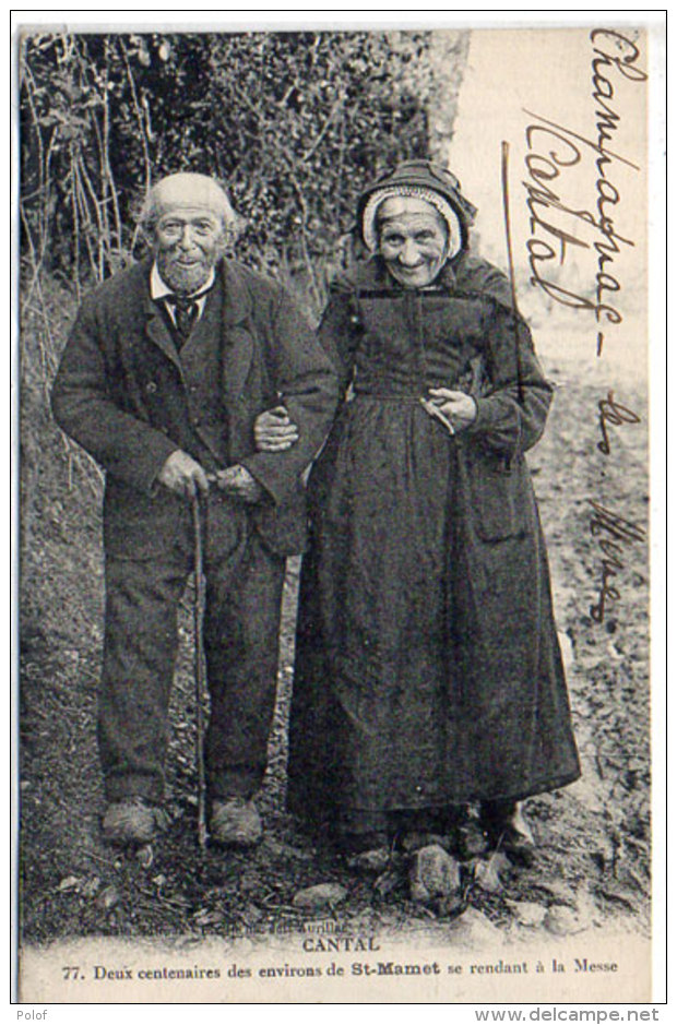 Deux Centenaires Des Environs De SAINT MAMET Se Rendant A La Messe  (88618) - Saint-Mamet-la-Salvetat