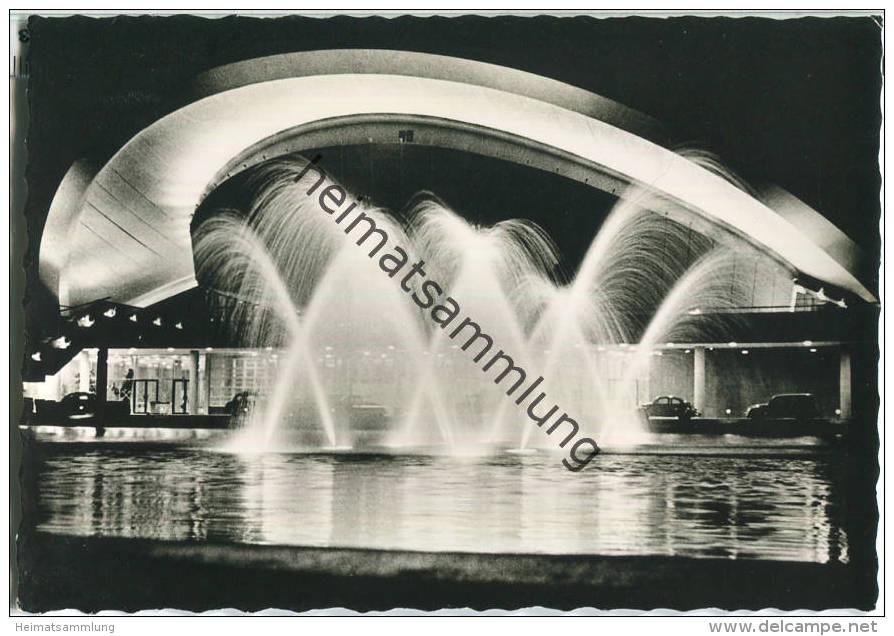 Berlin - Kongresshalle Bei Nacht - Foto-Ansichtskarte - Verlag Herbert Maschke Berlin - Dierentuin