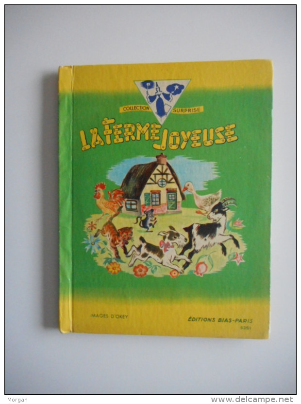 ANCIEN LIVRE  Animé " LA FERME JOYEUSE " 1951 - ANIMATION ENFANTINA - LIVRE Animé, POP UP - 1901-1940