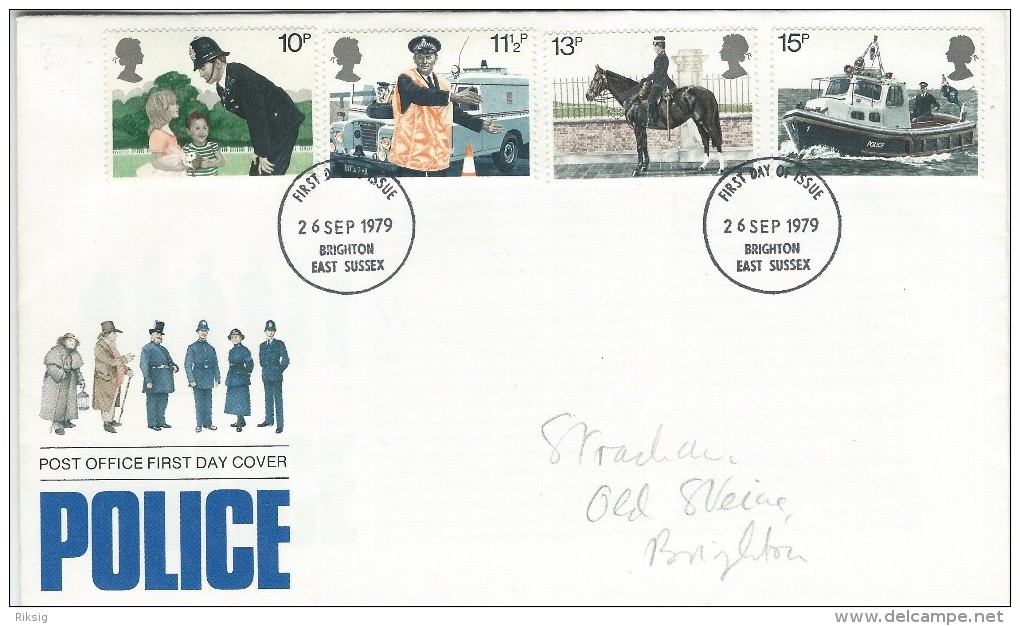 Police  United Kingdom.  Fdc.    # 551 # - Police - Gendarmerie