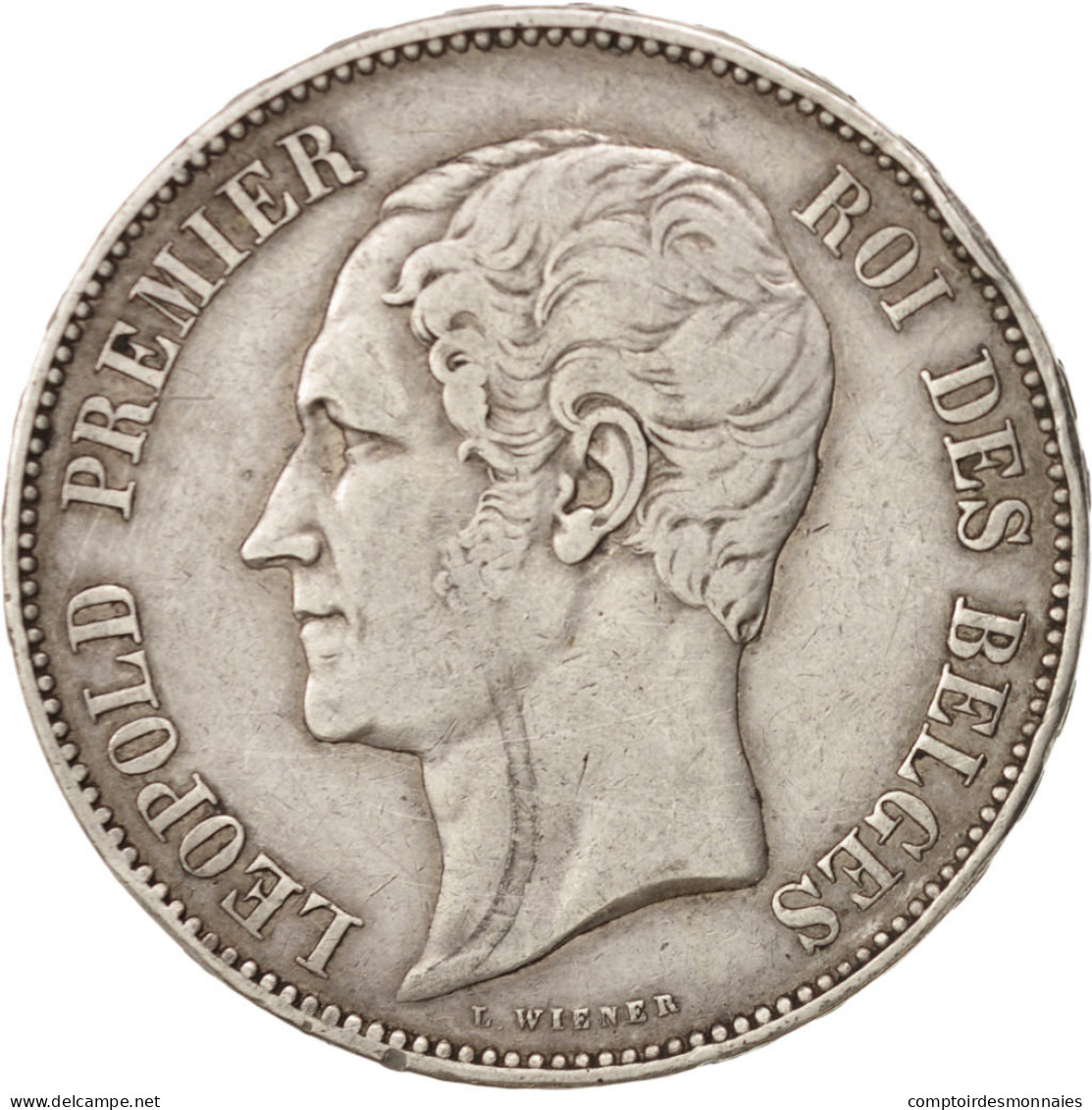 Monnaie, Belgique, Leopold I, 5 Francs, 1863, TTB, Argent, KM:2.2 - 5 Francs