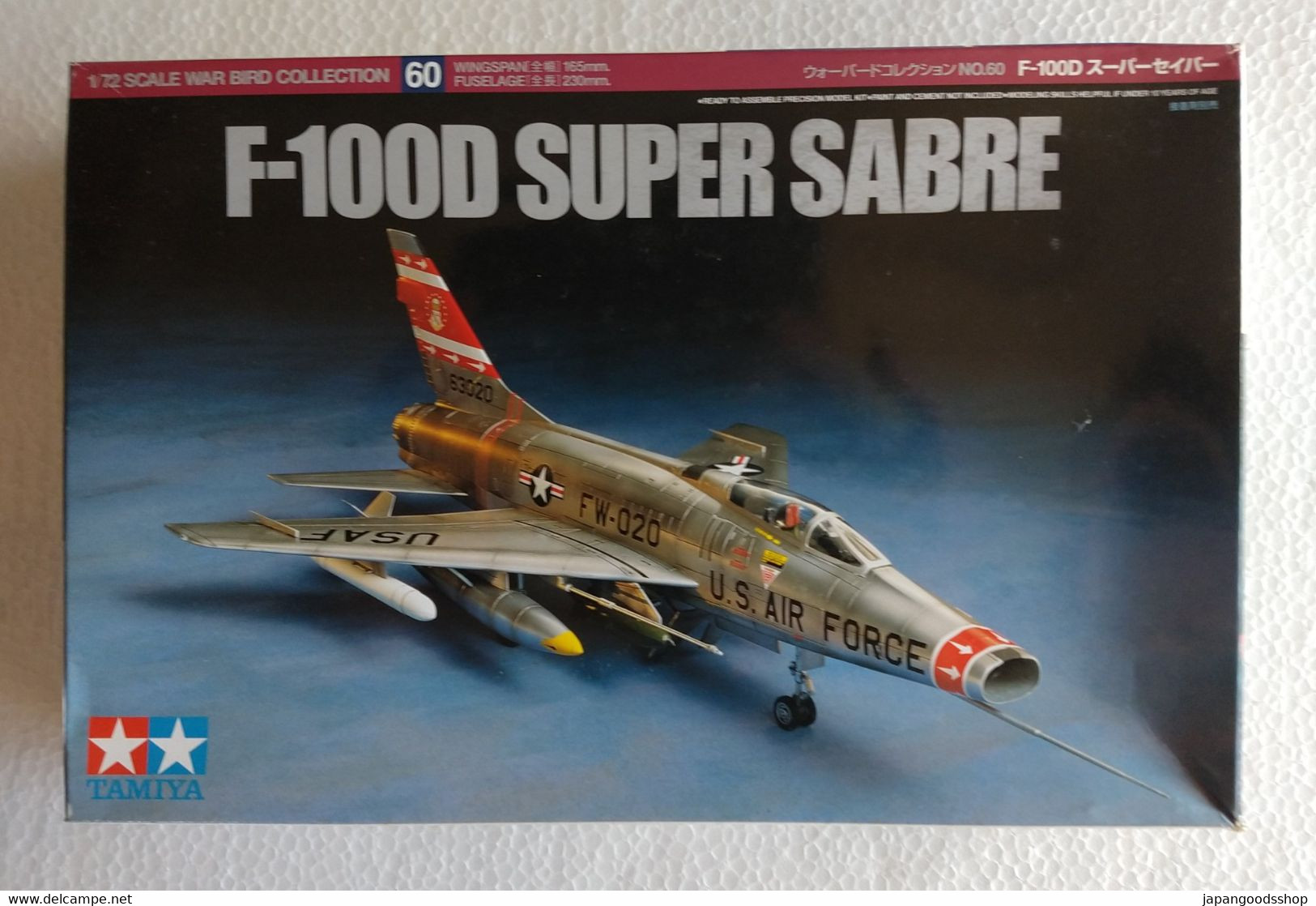 F-100D Super Sabre  1/72   ( Tamiya ) - Vliegtuigen