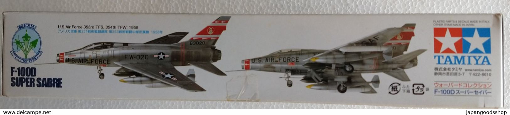 F-100D Super Sabre  1/72   ( Tamiya ) - Vliegtuigen