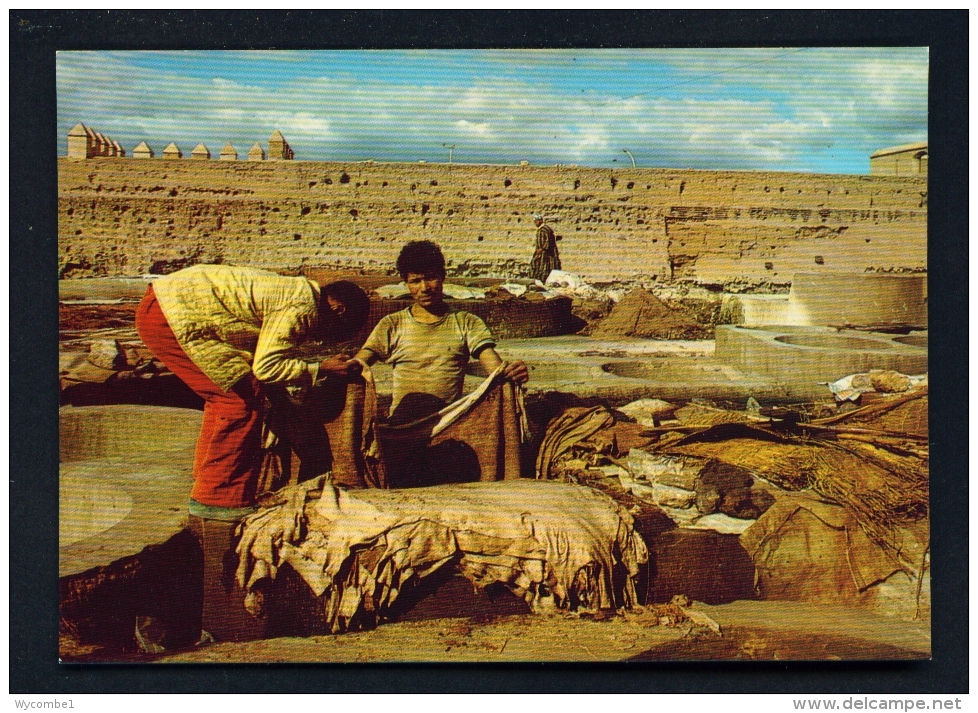 MOROCCO  -  Marrakesh  Tanners  Unused Postcard - Marrakech