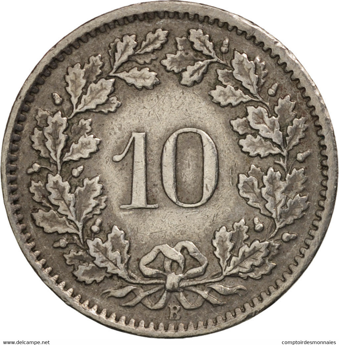 Monnaie, Suisse, 10 Rappen, 1966, Bern, TTB+, Copper-nickel, KM:27 - Otros & Sin Clasificación