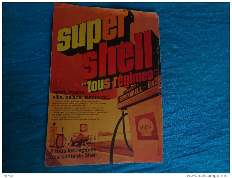 Pub Decoupe Dans Une Revue -super Shell Tous Regimes- - Advertising