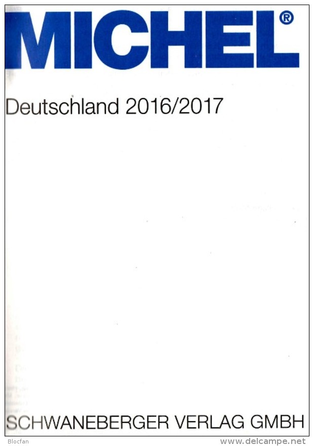 MICHEL Deutschland Briefmarken 2016/2017 New 55€ D: AD Baden Bayern DR 3.Reich Danzig Saar SBZ DDR Berlin FZ AM-Post BRD - Otros & Sin Clasificación