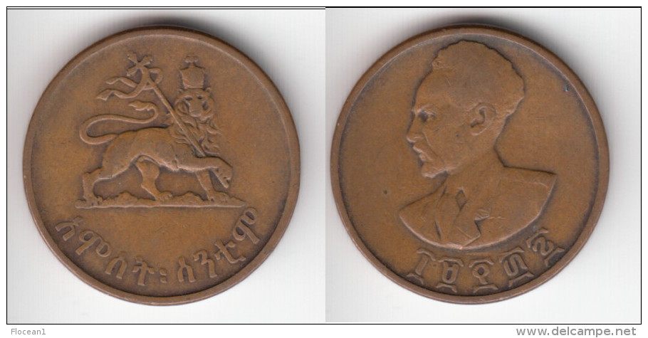 **** ETHIOPIA - ETHIOPIE - 5 CENTS EE1936 (1943-1944) HAILE SELASSIE I **** EN ACHAT IMMEDIAT !!! - Ethiopië