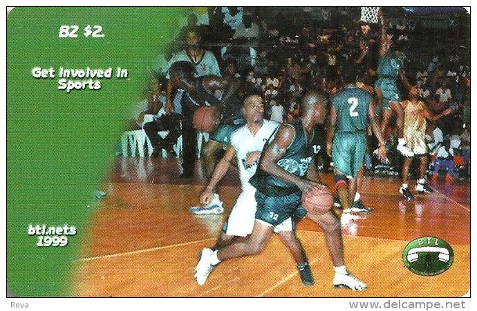 BELIZE $2 BASKETBALL SPORT 1999 PIN ED. 01/06/1997 MINT READ DESCRIPTION !! - Belice