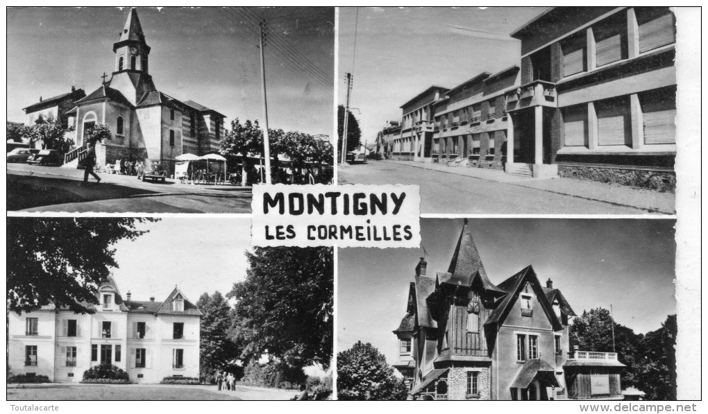 CPSM 95  MONTIGNY LES CORMEILLES MULTI VUES - Montigny Les Cormeilles