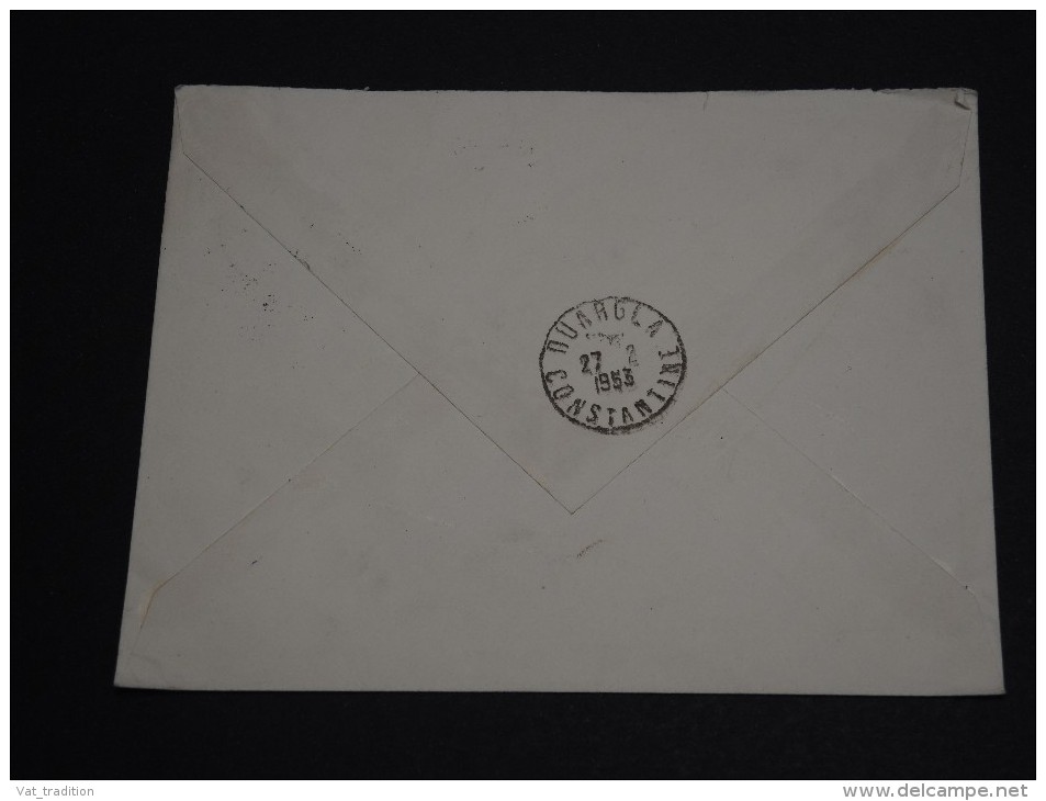 FRANCE / ALGÉRIE - 1ère Liaison Aérienne Alger / Ouargla En 1953 - A Voir - L 146 - Airmail