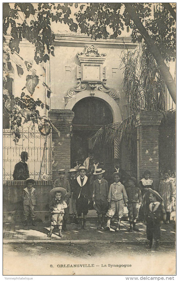 JUDAÏCA - Algérie - Orléansville - Synagogue - Judaika