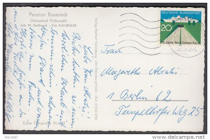 D-24321 Hohwacht - Ostseebad - Ansichten - Pension Roseneck - Nice Stamp - Lütjenburg