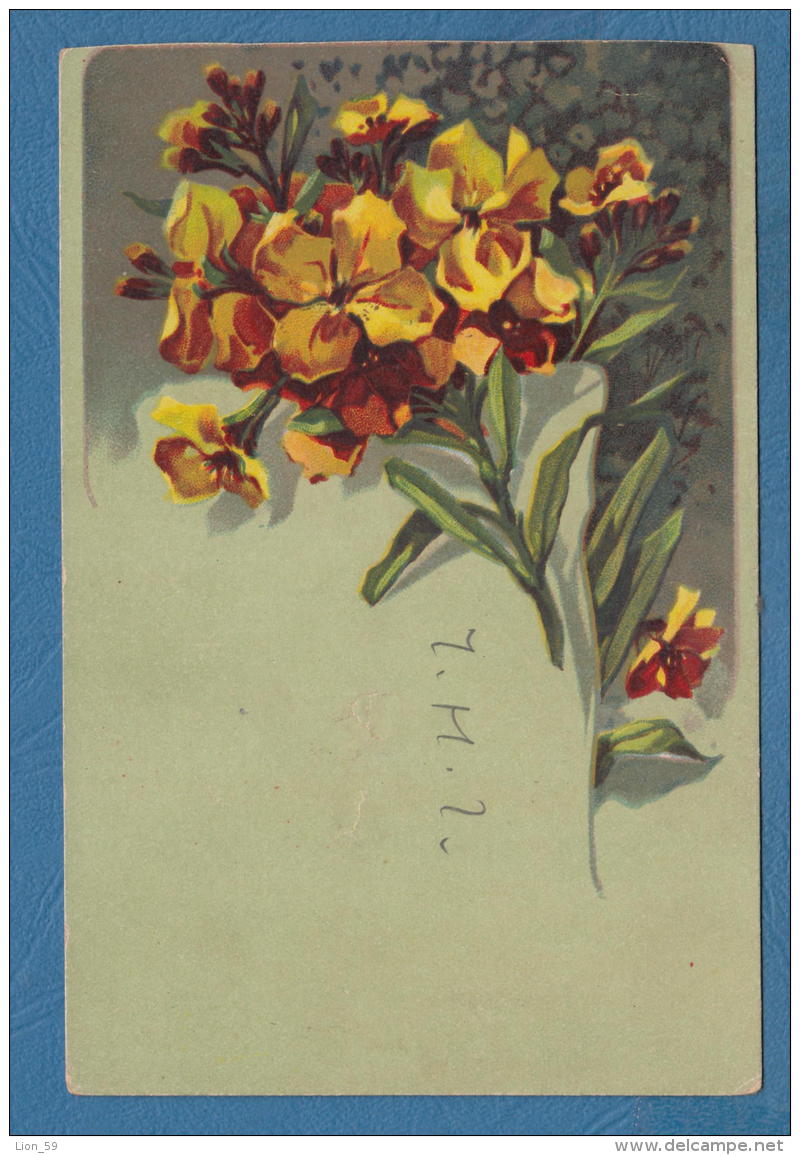 212546 / 1922 -  30 St. POSTAGE DUE  Shumen - ROUSSE , Bulgaria Bulgarie Bulgarien , Illustrator ?? FLOWERS - Timbres-taxe