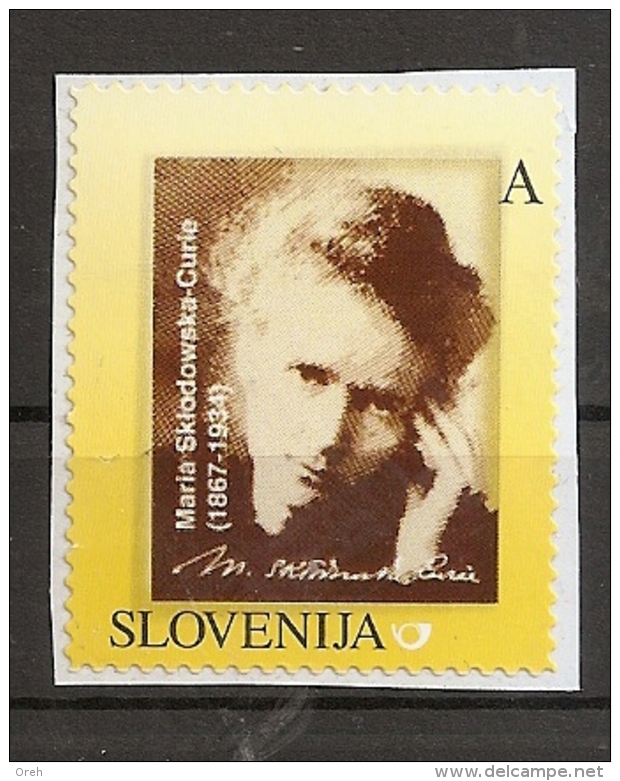 SLOVENIA,MARIA CURIE,PERSONAL STAMP,MNH - Other & Unclassified