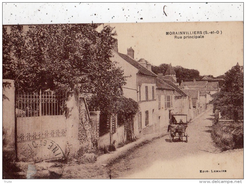 MORAINVILLIERS RUE PRINCIPALE - Morainvilliers