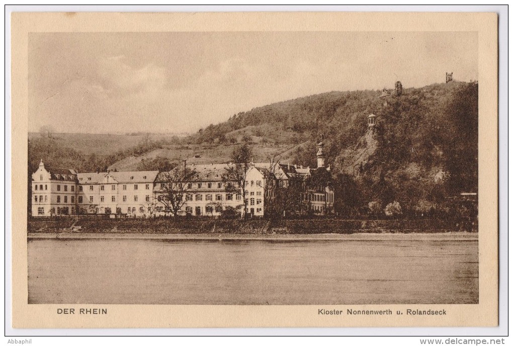 271.816 - AK REMAGEN, Der Rhein - Kloster Nonnenwerth Und Rolandseck, Ungelaufen - Remagen