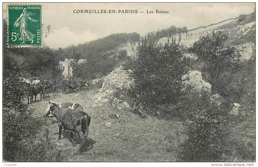 Cpa, Cormeilles En Parisis, Les Ruines - Cormeilles En Parisis