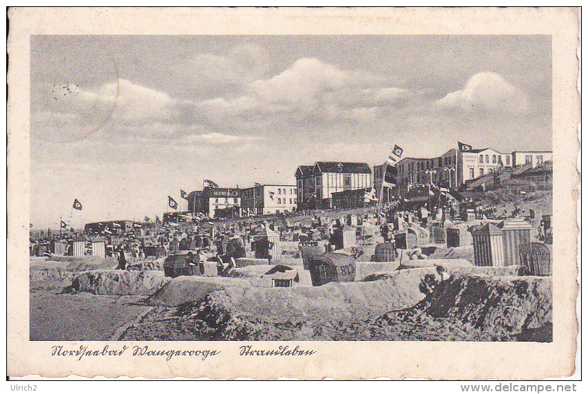 AK Nordseebad Wangerooge - Strandleben - 1937 (23479) - Wangerooge