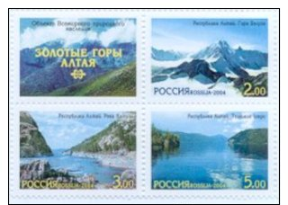 Russian Federation 2004 Block/4 Altai Mountains,river,lake #6873 - Ongebruikt